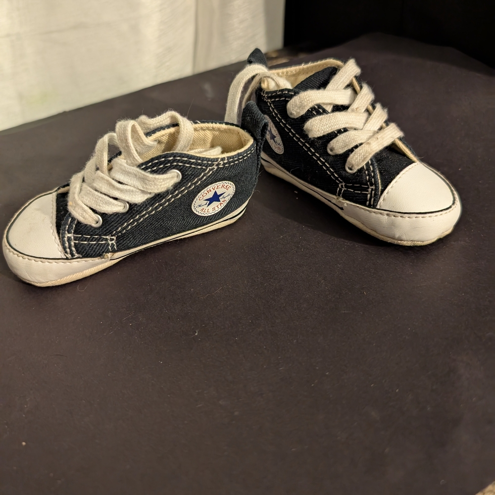 Converse Kids' Black and White Sneakers
